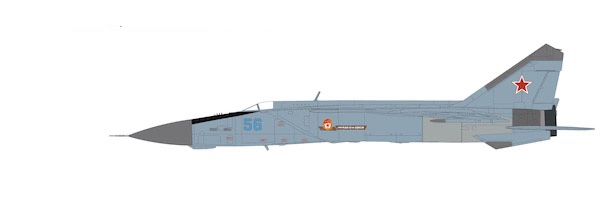 MIG-25PD Foxbat Blue 56, 146th GvIAP, 8th USSR Air Defence Army, 1980s