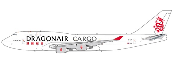 Boeing 747-400BCF Dragonair Cargo B-KAF Flap Down