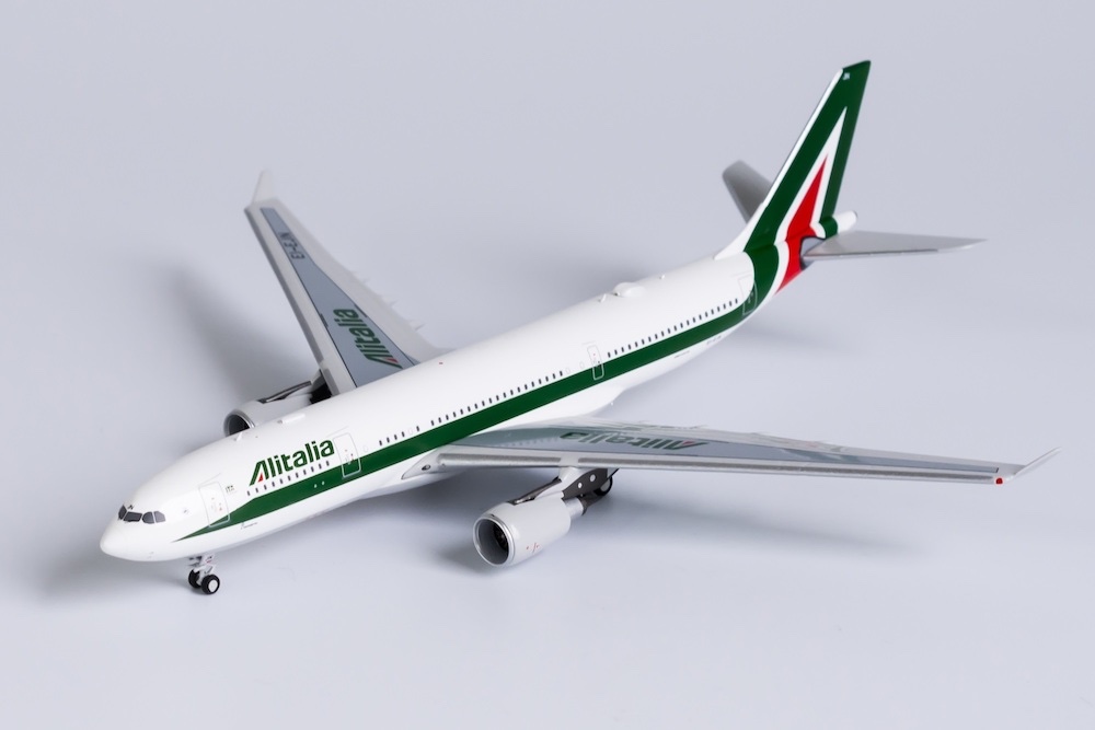 Airbus A330-200 ITA Airways EI-EJN with "operated by ITA" sticker; named "Il Tintoretto"