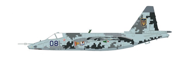 Sukhoi SU25M1 Frogfoot Blue 08, Ukrainian Air Force