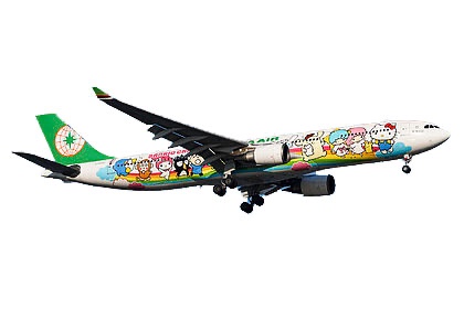 Airbus A330-302 EVA AIR Hello Kitty Sanrio Characters B-16332