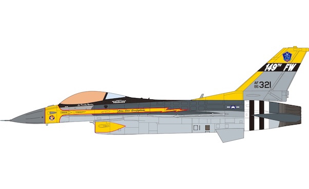 F16C Fighting Falcon USAF Texas ANG, 182nd FS, 149th FW, 70 years Anniversary Edition, 2017