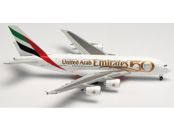 Airbus A380 Emirates UAE 50th Anniversary A6-EVG