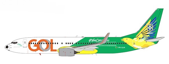 Boeing 737-800 GOL Linhas Aereas "#VoaCanarinho" PR-GZE