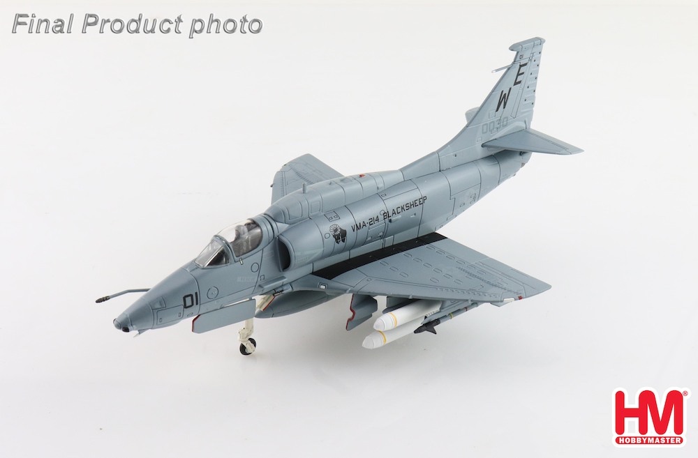 A4M Skyhawk US Marines, "Blacksheep" 160030, VMA-214, 1989