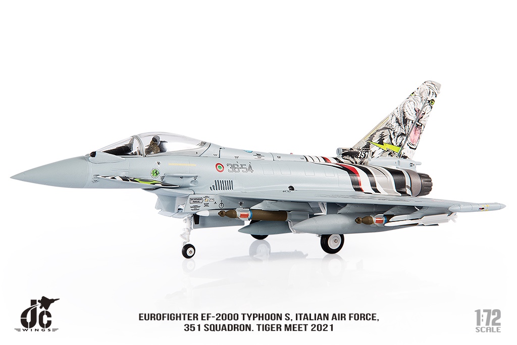 JC Wings Italian Air Force EuroFighter EF-2000 Typhoon S 351 Squadron