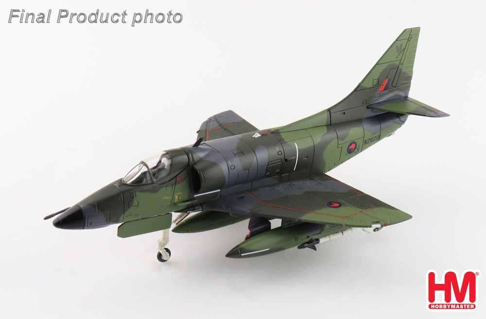 A4K Skyhawk "Lizard Scheme" NZ6201, 2 Squadron, RNZAF, New Zealand, 1987