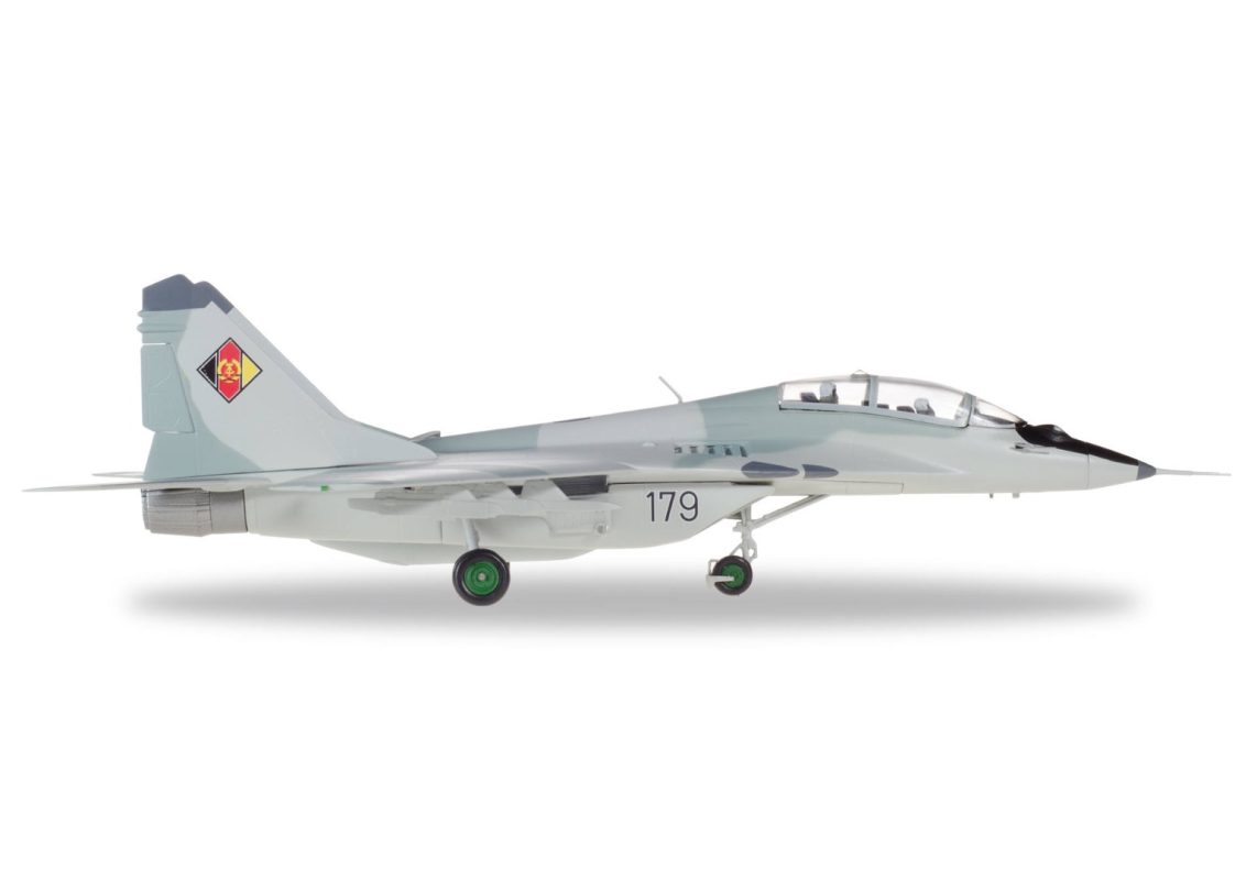 MiG-29G Fulcrum East German Air Force, Jagdfliegergeschwader 3 Wladimir Komarow", Preschen AB - 179 black"
