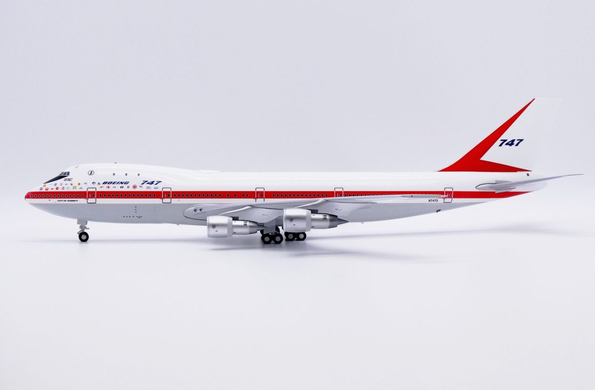 B747-100 Boeing house colours N7470 first flight 55 years