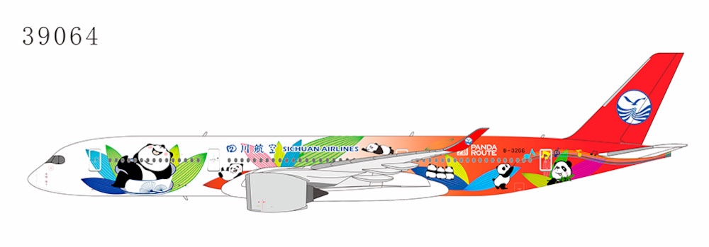 Airbus A350-900 Sichuan Airlines Panda Route B-32G6 (ULTIMATE)