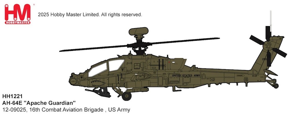 Boeing AH-64E Apache "Apache Guardian" 12-09025, 16th Combat Aviation Brigade , US Army