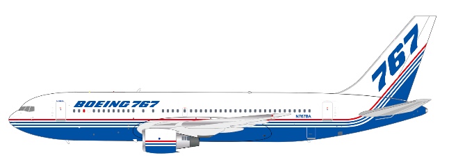 Boeing 767-200 House Color N767BA
