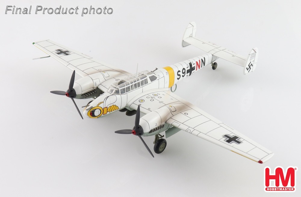 Bf110E Messerscmitt Luftwaffe, "S9+NN" flown by Lt. Herbert Kutscha, 5./ZG 1, Soviet Union, 1942