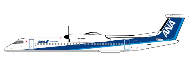 Bombardier Dash 8-Q400 ANA All Nippon Airways JA852A