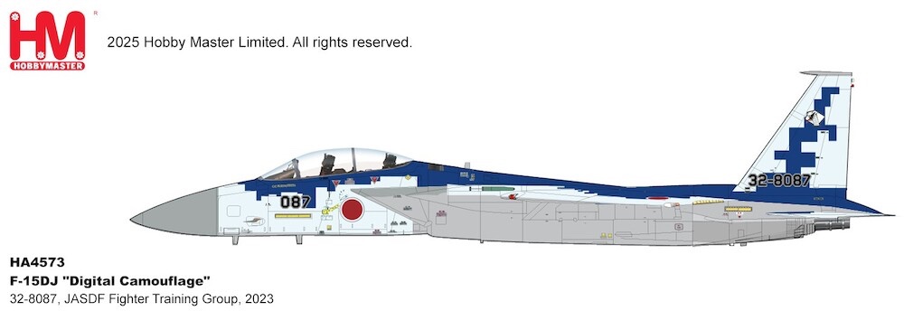 McDonnell Douglas F15DJ "Digital Camouflage" 32-8087, JASDF Fighter Training Group, 2023